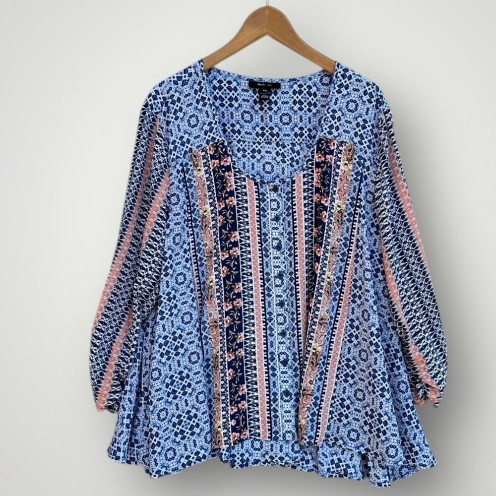 🎉5 for $45🎉 Style & Co top blouse shirt size XXL